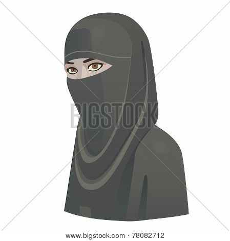 woman in niqab