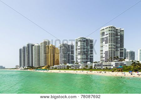 People At Pier On Jade Beach