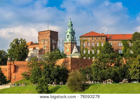 Wawel Castle In Kracow