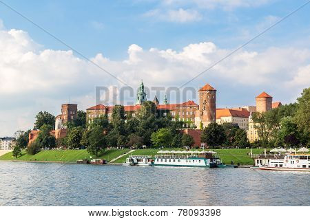 Wawel Castle In Kracow