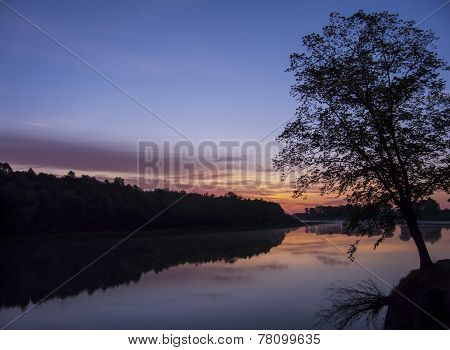 Sunrise on the river