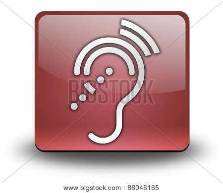 Icon, Button, Pictogram Hearing Impairrment