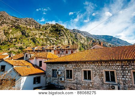 Kotor old city in Montenegro