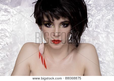 Fashion girl portrait