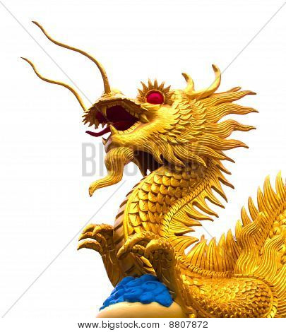 dragão dourado