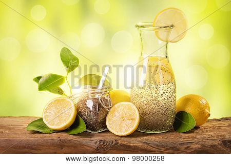 Chia fresca natural energy drink