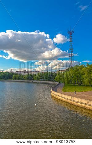 June 24, 2015: Minsk centre, Belarus