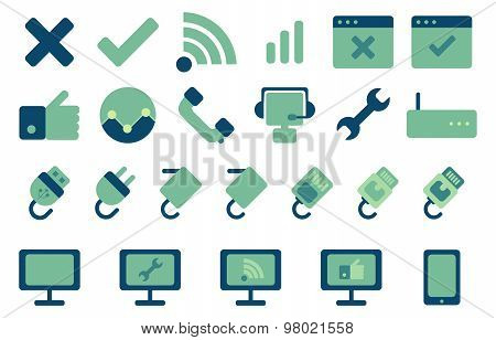 Internet Icons Set