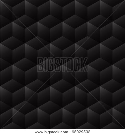 3d seamless cube background dark
