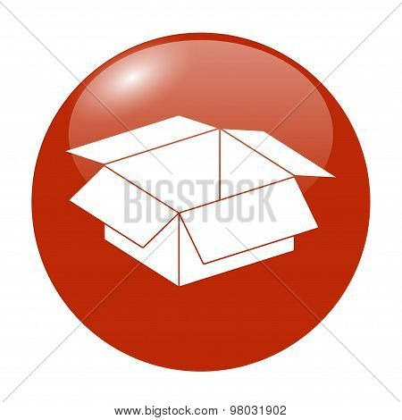 Box Vector Illustration. Flat Design Style