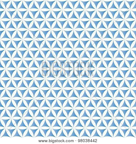 blue flower of life sacred geometric seamless background