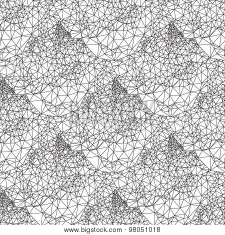 black and white ornament