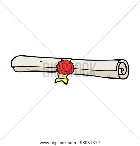cartoon scroll