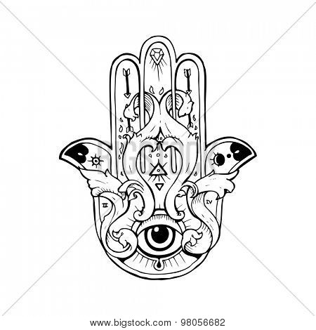 hamza tattoo symbol