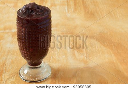 Acai Frozen Pulp Juice In Glass