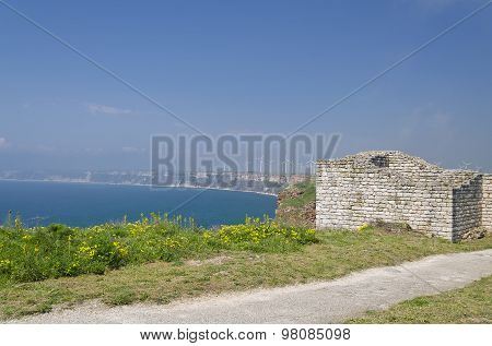 Remains Of The Medieval Fortress On Cape Kaliakra, Bulgaria