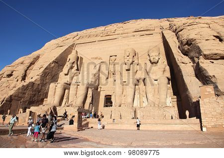 Abu Simbel Temple in Nubia