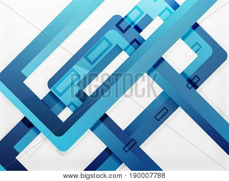 Rectangle tube elements, 3d background