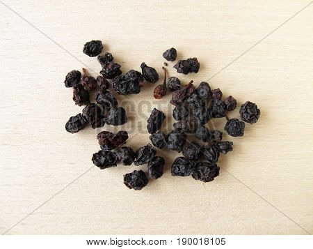 Dried blueberries, Myrtilli fructus, for herbal medicine