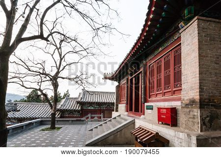 View Of Temples On East Hill In Longmen