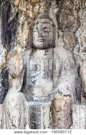 Carved Sculpture In Longmen Grottoes