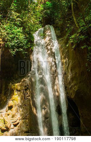 Breathtaking Waterfall, Philippines. Sebu
