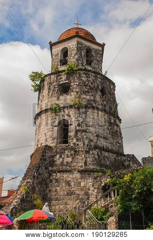 Old Historical Bell Tower Made of Coral Stones - Dumaguete City, Negros Oriental, Philippines