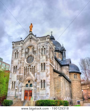 Saint Jacques Parish Church in Montreal - Quebec, Canada
