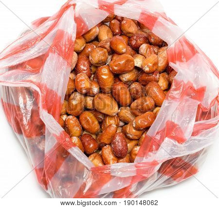 Eleagnus on a white background . A photo