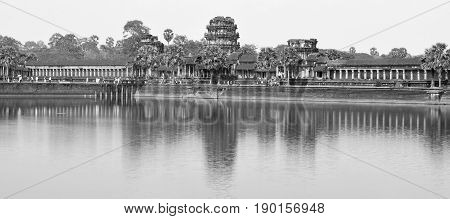 Angkor Wat is the largest Hindu temple complex and the largest religious monument in the world. The temple was built by the Khmer King Suryavarman II in the early 12th century in Yasodharapura