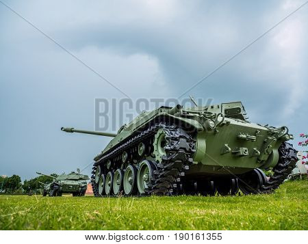 Army Tank Ground Defense And Attack