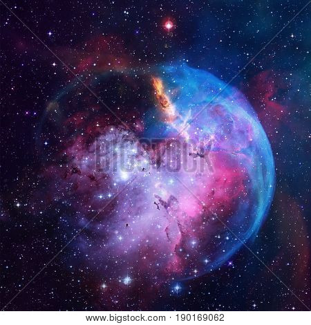 The Eagle Nebula. Elements Of This Image Furnished By Nasa.