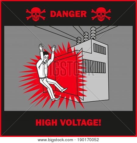 If you open a working transformer it is possible to obtain an electric shock.