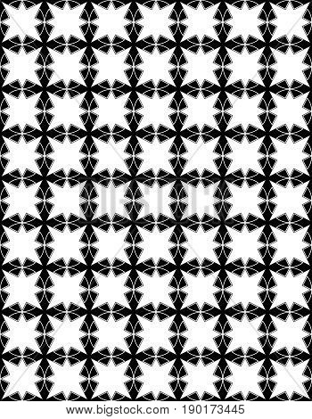 seamless pattern in islamic style. arabic monochrome star pattern. background for islamic invitations and greeting cards. ornamental decoration in eastern style. ramadan kareem islamic - stock vector