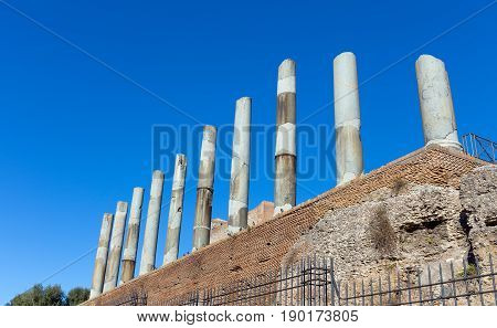Temple of Venus and Roma in Roman Forum, Rome, Italy