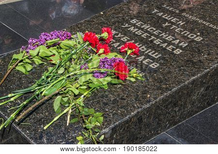Almaty, Kazakhstan - May 9: Victory Day Celebration (victory In The World War Ii) In Almaty, Kazakhs