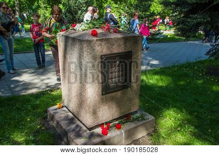 Almaty, Kazakhstan - May 9: Victory Day Celebration (victory In The World War Ii) In Almaty, Kazakhs