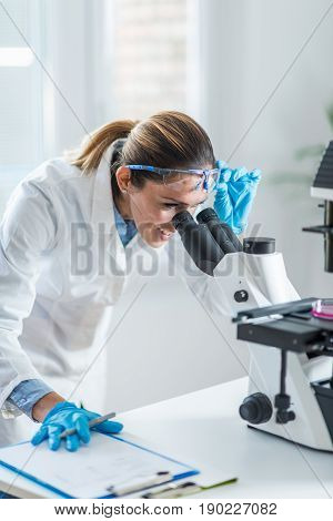 Laboratory Work, Toned Image, Indoors, One Person Only