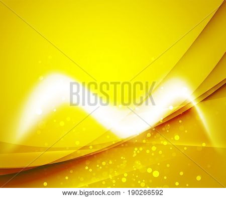 Shiny wave, magic light efffect abstract background