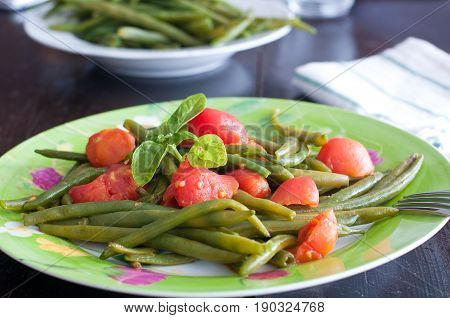 Fresh green beans to Provence from marsille