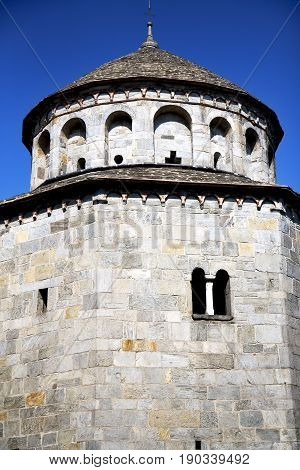 Rose Window  Italy  Lombardy       The Abbiate    Old   Church