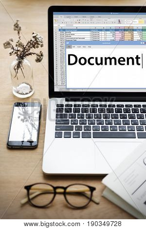 Document Spreadsheet Information Worksheet Word