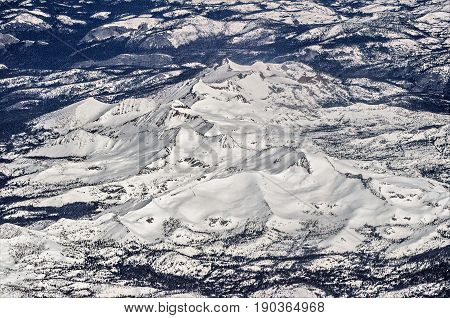 Flying Over The Rocky Mountains In Colorado