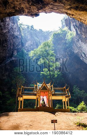 Phraya Nakhon Cave. Khao Sam Roi Yot National Park in Thailand