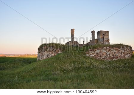 Old water well to water fields and farms