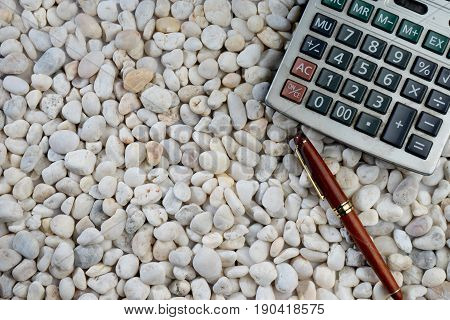 Pen And Classic Calculate