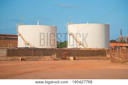 Gove Operations Bauxite Mine Alumina Refinery in Nhulunbuy, Arnhem land, Northern Territory of Australia.