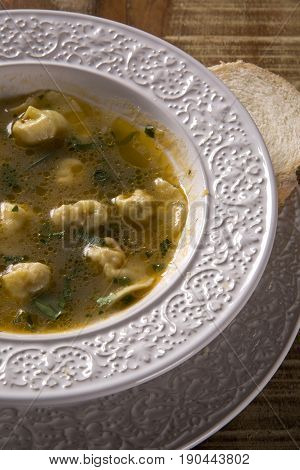 Capeletti In Brodo - Italian Cuisine
