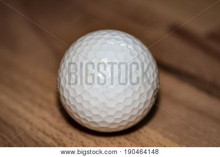 Golfball on the wood, green, golf, sport