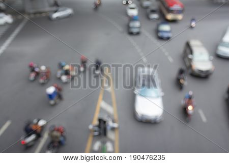 Blur Moving Traffic Scene